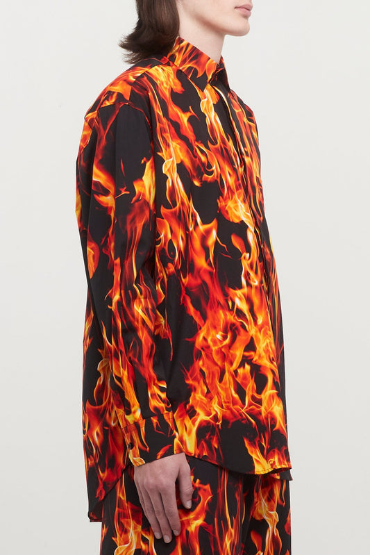 Vetements - Fire Shirt side