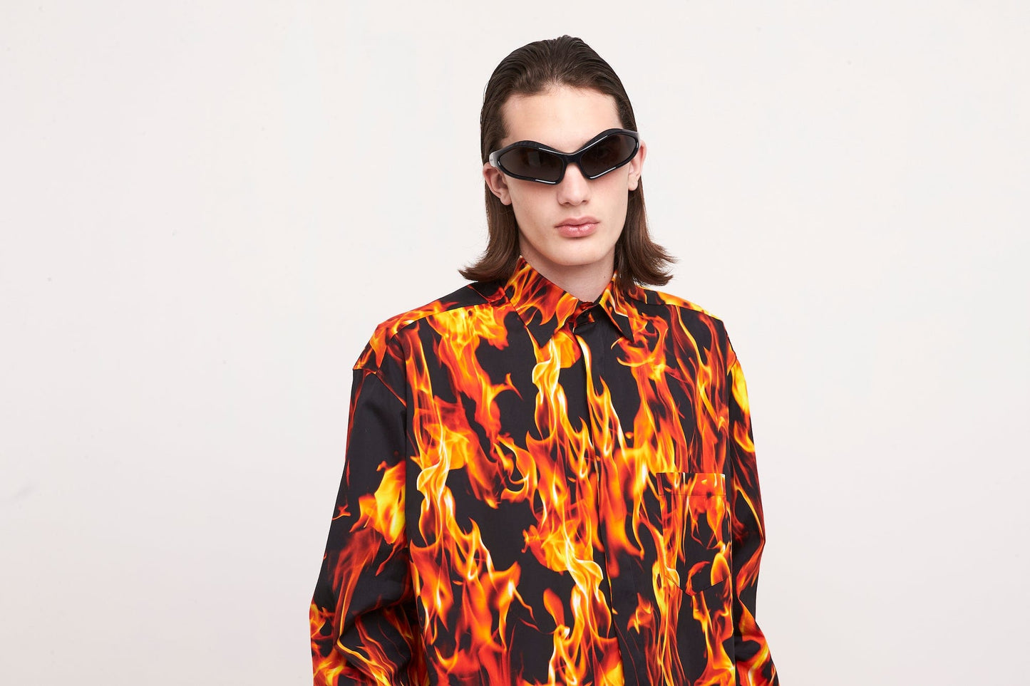 Vetements - Fire Shirt detail
