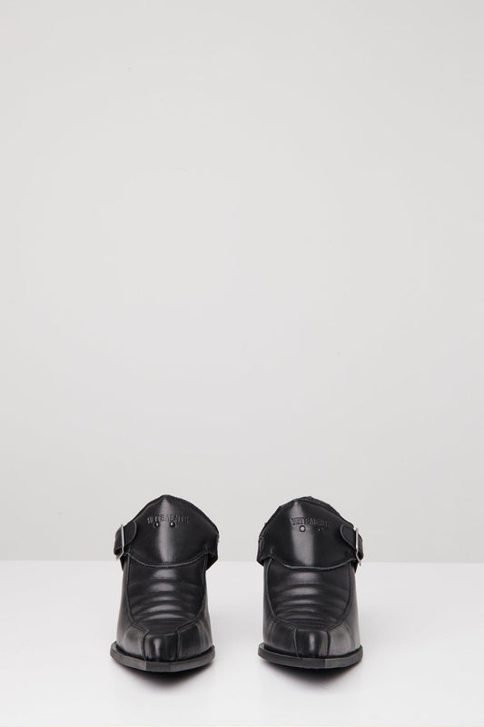 Vetements X New Rock Moto Mules front