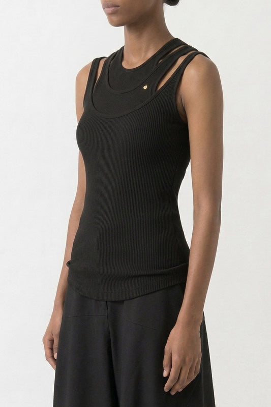 Viktor & Rolf Tripple Tank in Black side