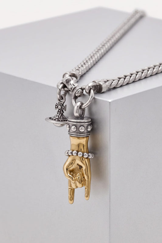 Vivienne Westwood Anatoly Necklace close up