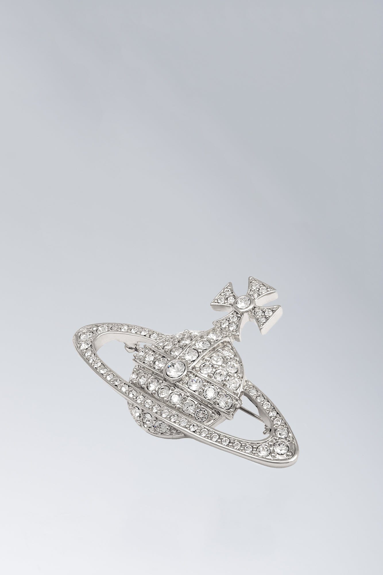 Vivienne Westwood Bas Relief Brooch at angle