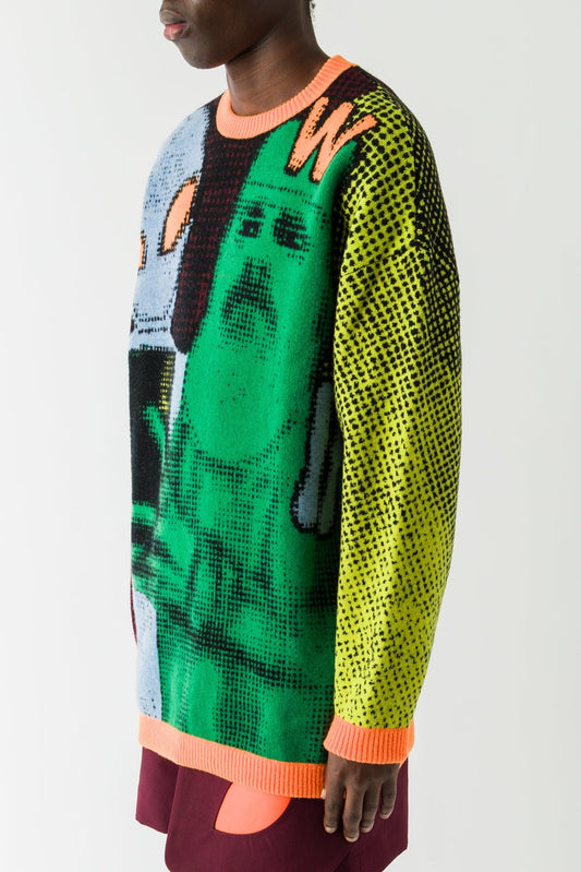 Walter Van Beirendonck We Come in Peace Knit side