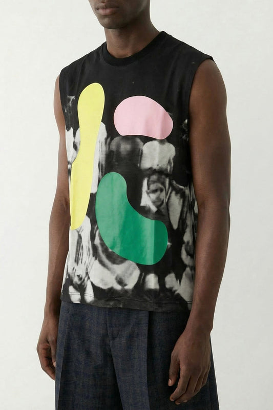 Walter Van Beirendonck Daisy Sleeveless Top side