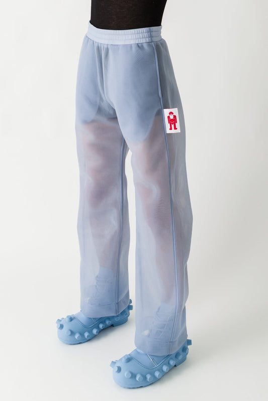 Walter Van Beirendonck Mesh Basic Pants in Light Club SS25 side