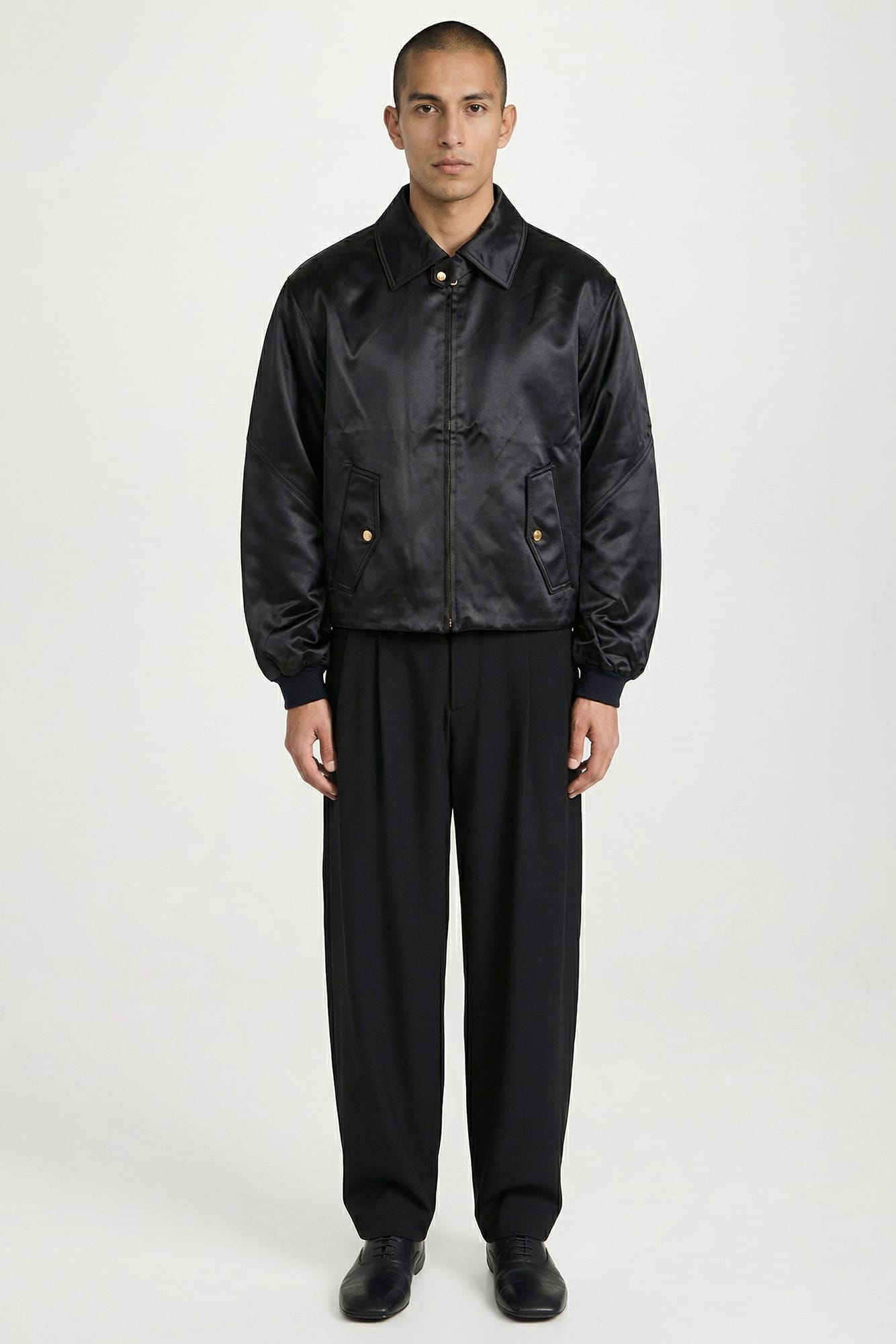 Willy Chavarria Opera Bomber full look