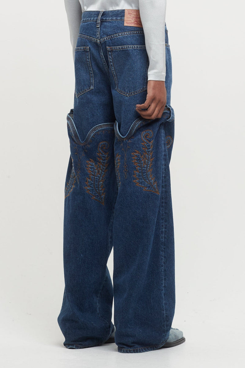 Y/Project Classic Maxi Cowboy Cuff Jeans