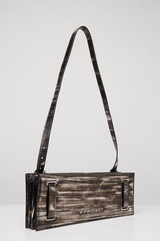 Y/Project Accordion Bag in Oxidated Mirror side