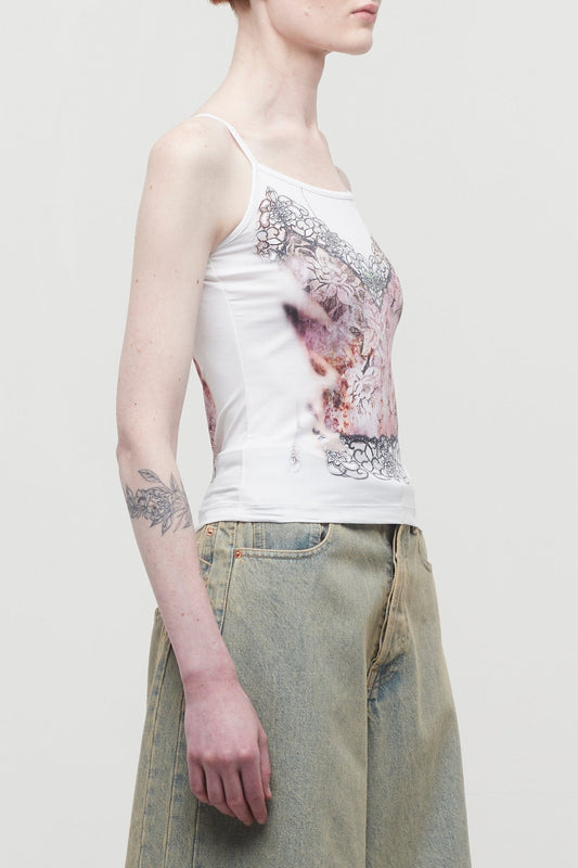 Y/Project Lace Print Tank Top side