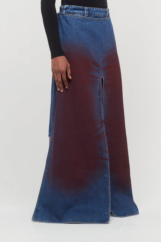 Y/Project Snap off Souffle Denim Shorts side