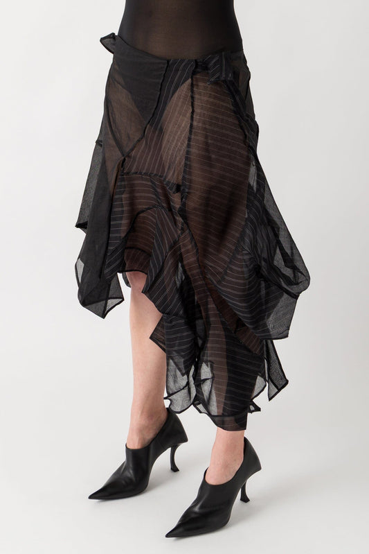 Yohji Yamamoto Darts 3d Skirt side