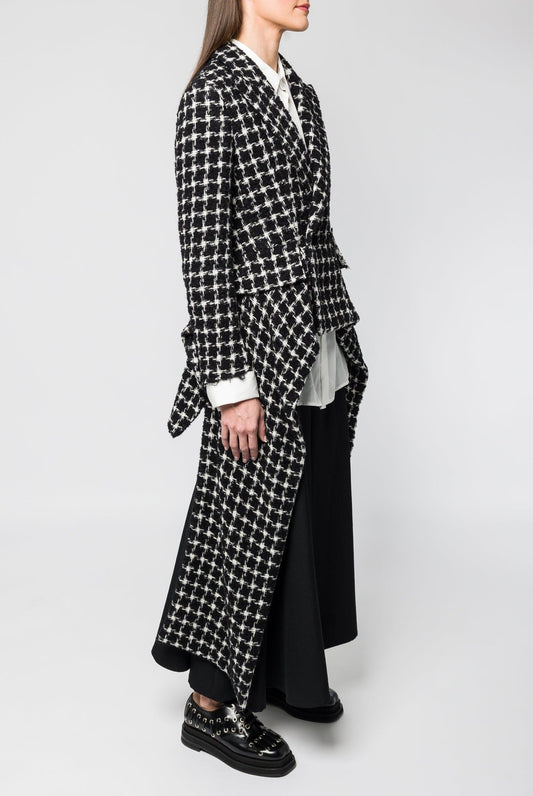 Yohji Yamamoto Draped Peaked Jacket side