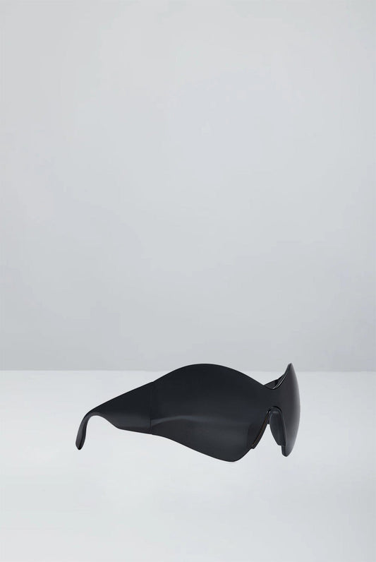 Balenciaga Butterfly Mask Black Nylon angled front