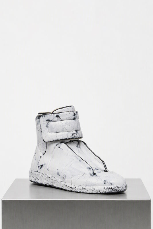Maison Margiela Future Mid Top in Bianchetto side