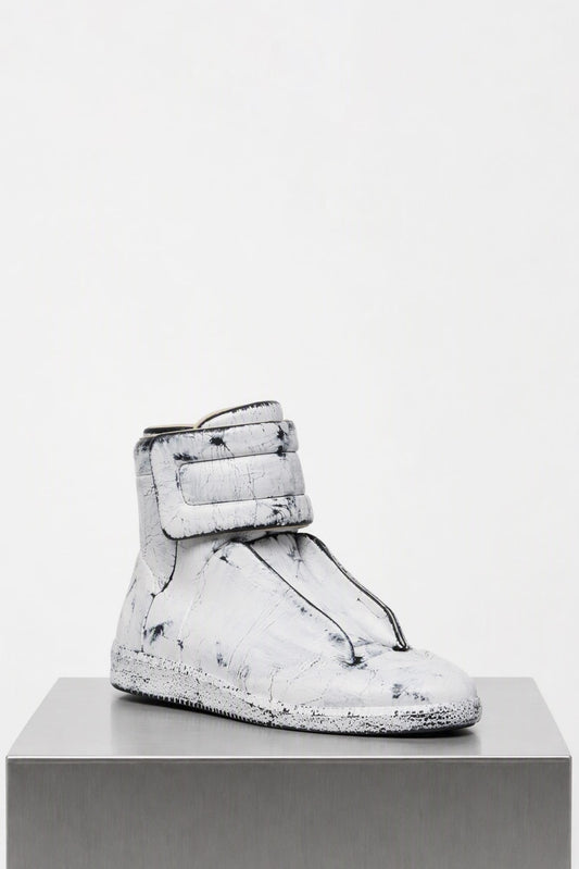 Maison Margiela Future Mid Top in Bianchetto side