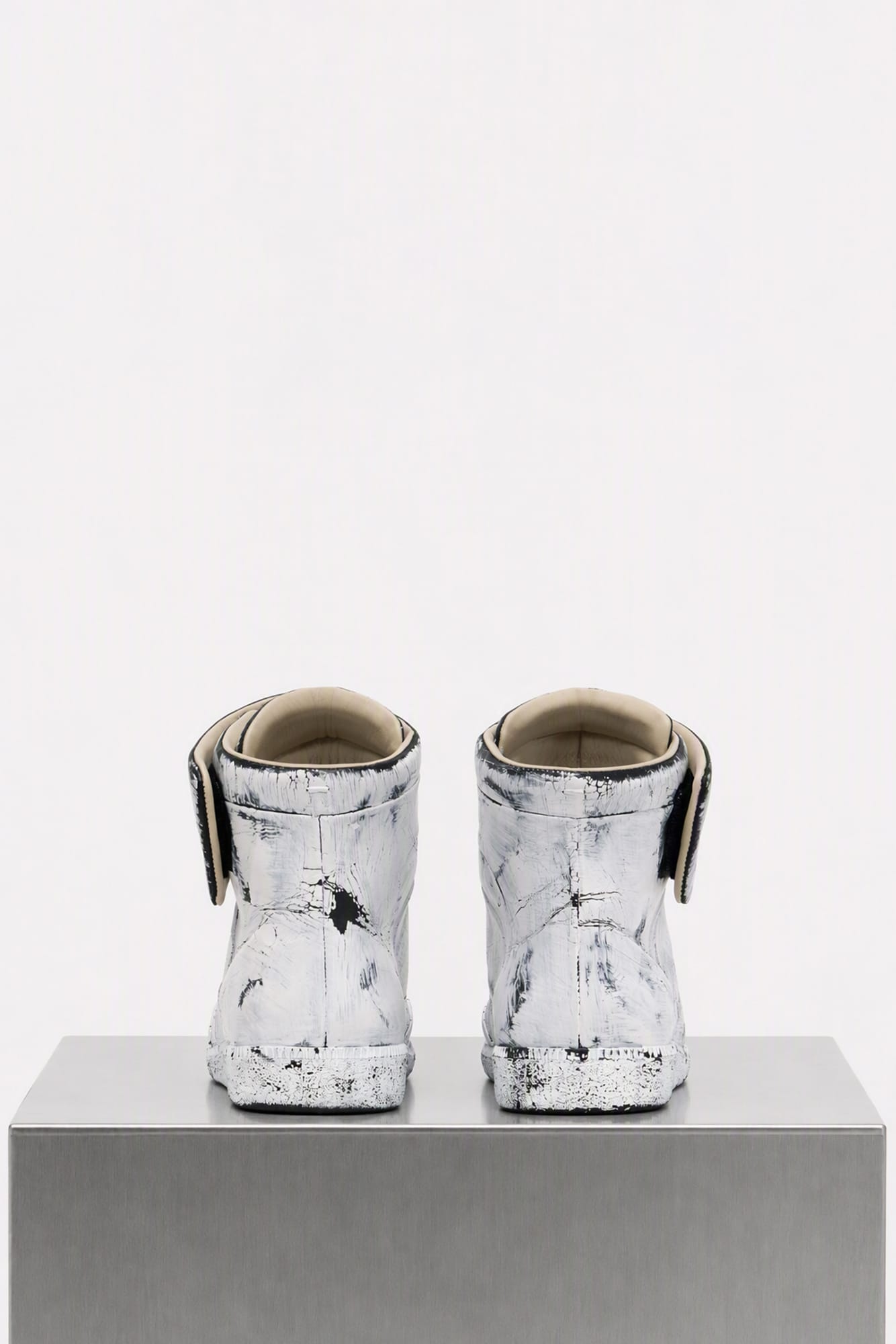 Maison Margiela Future Mid Top in Bianchetto back