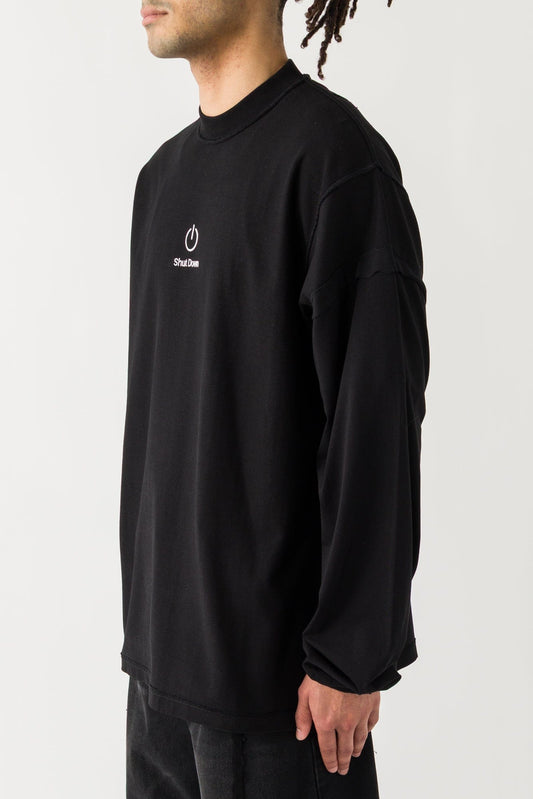 Vetements Shut Down Embroidered Reworked Longsleeve side