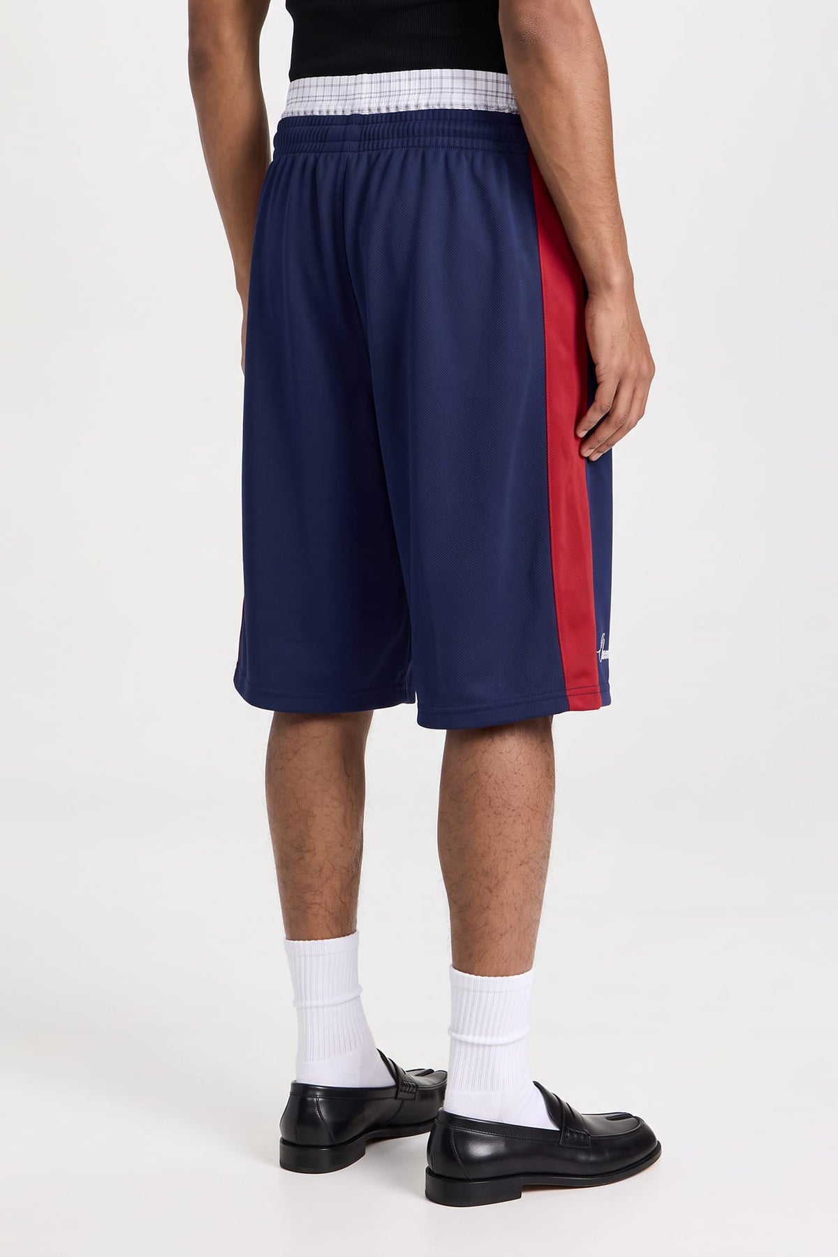 Willy Chavarria Exposed Bball Short back