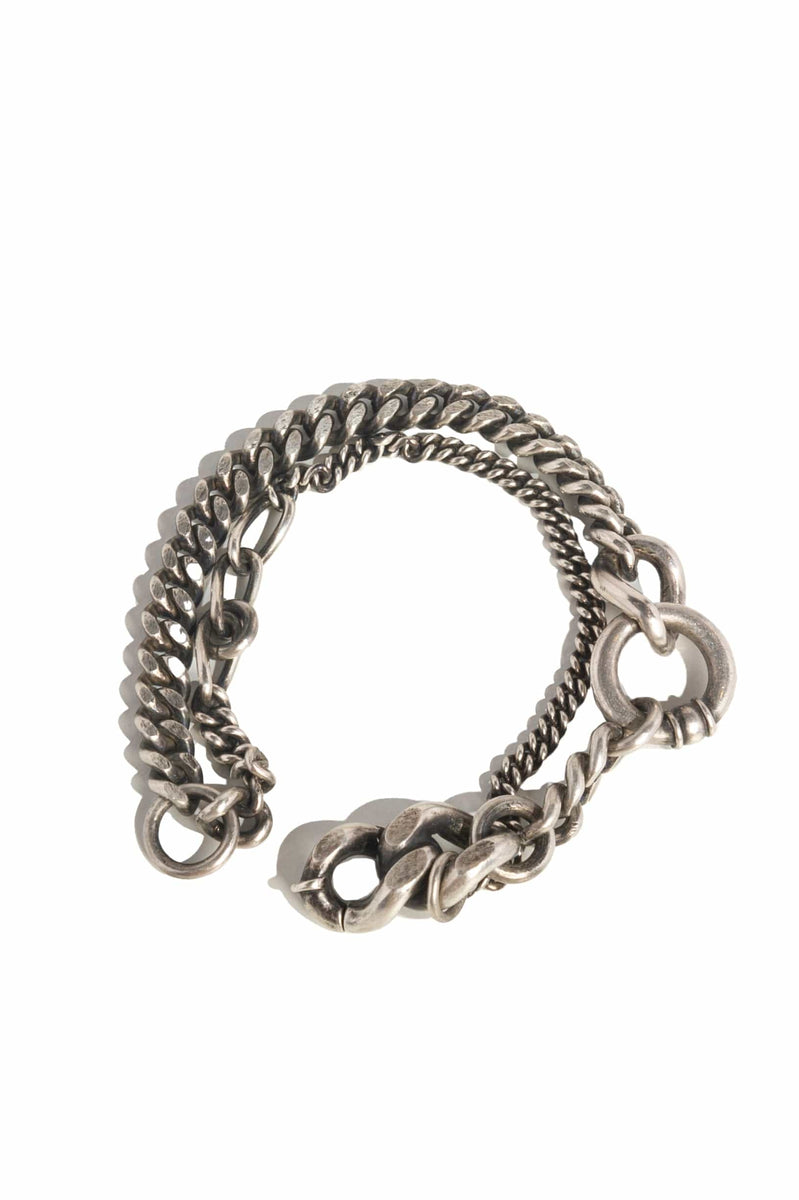 Werkstatt München Silver Two Chains Ring Bracelet – Antidote Fashion and  Lifestyle