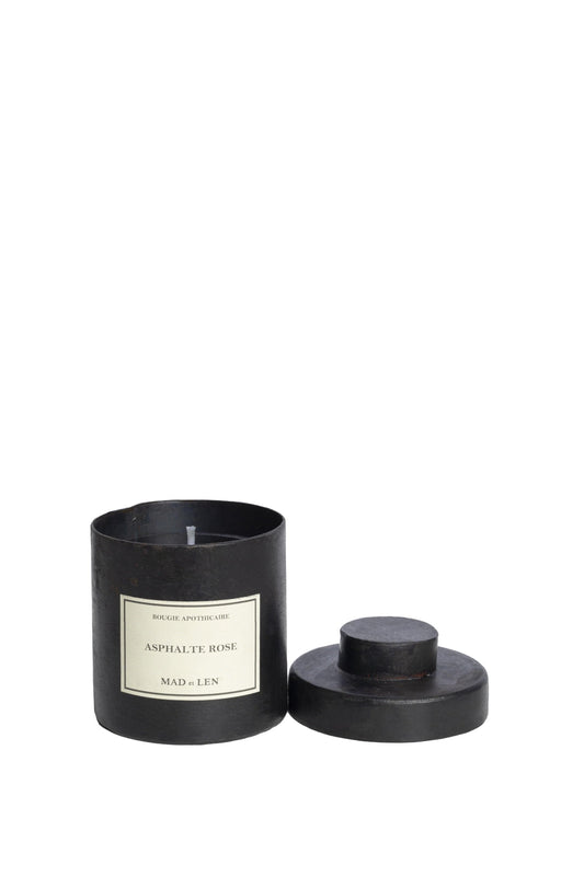 Mad Et Len Petite Asphalte Rose with Black Wax with lid off