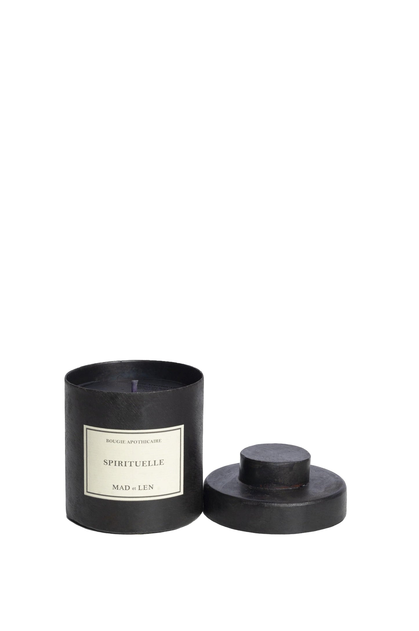 Mad Et Len Petite Spirituelle with Black Wax with lid off