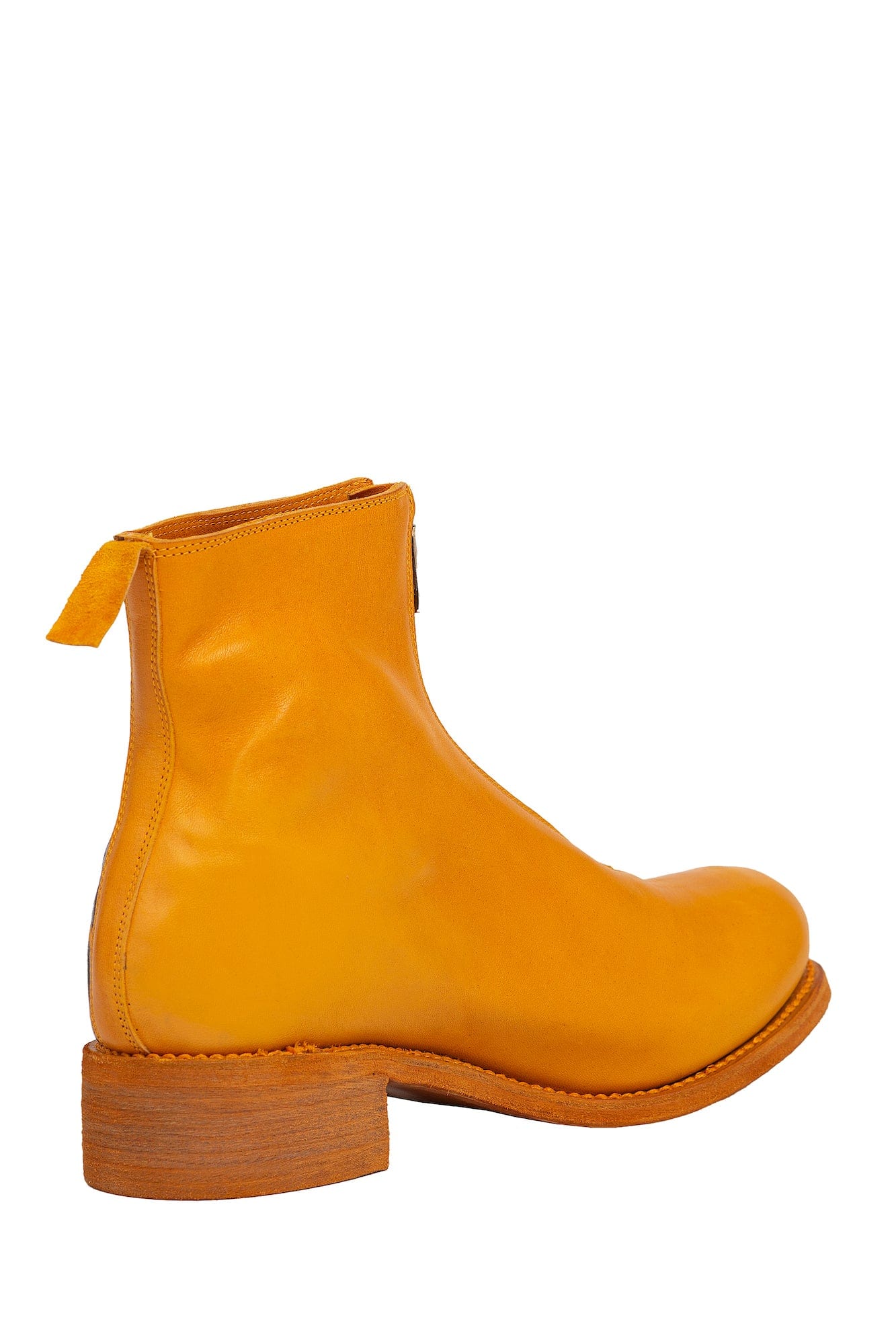 Guidi Lined Front Zip Boots angled view