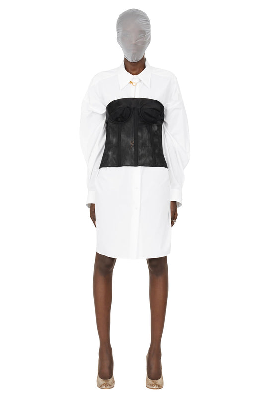 Maison Margiela Corset in Black front