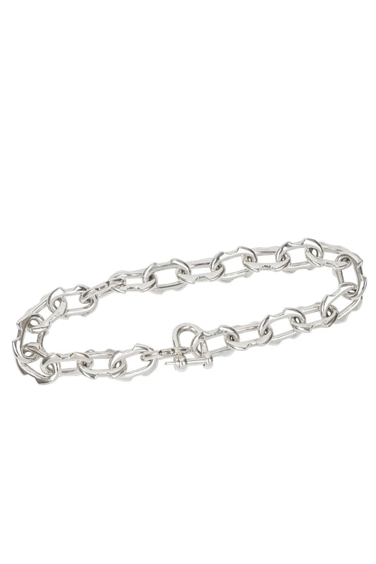 Parts of Four Charm Chain Necklace (50cm, Small Deco links, PA) long