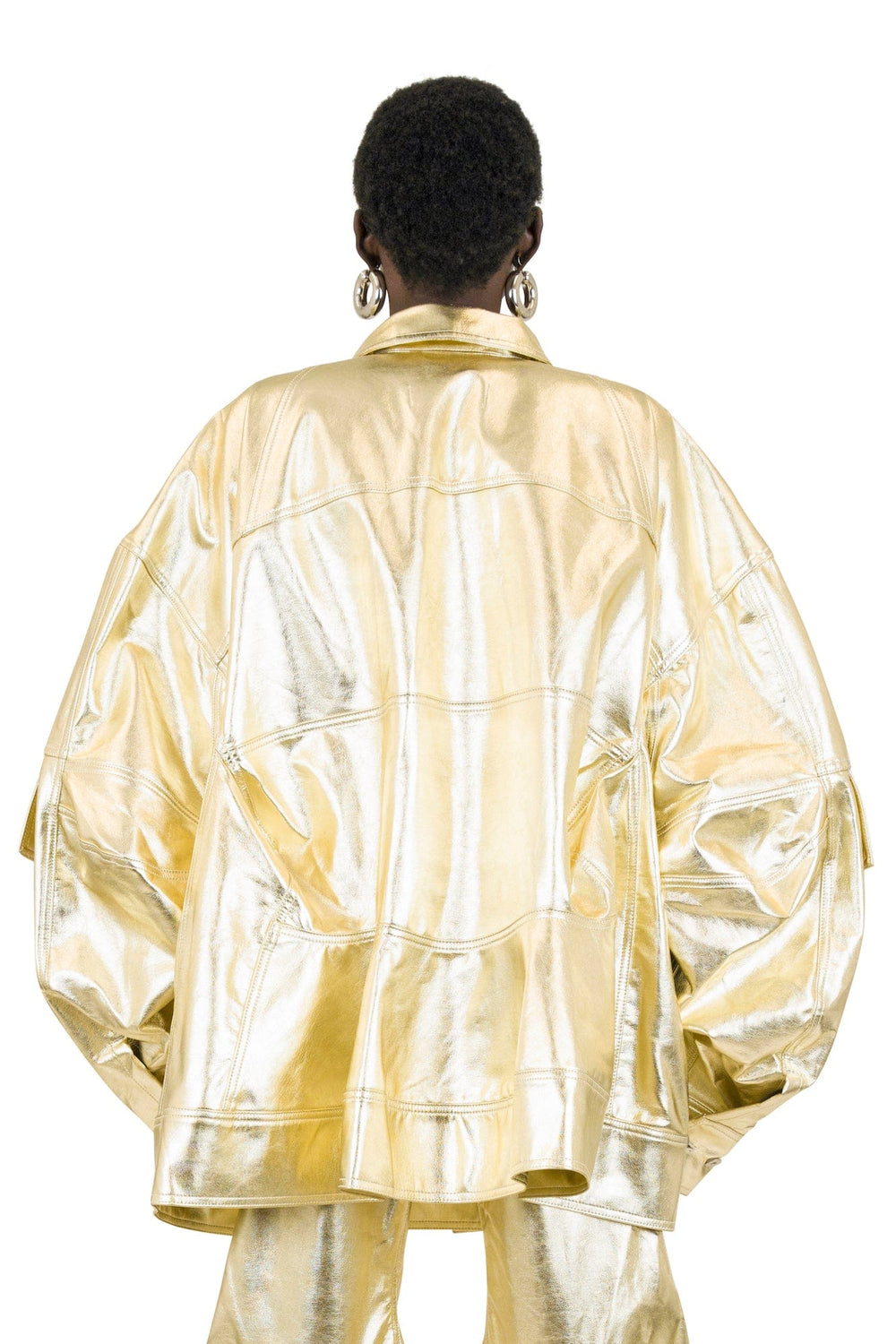 Melitta Baumeister Gold Laminated Denim Jackets – Antidote Fashion