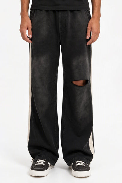 424 Crest Ripped Sweatpants