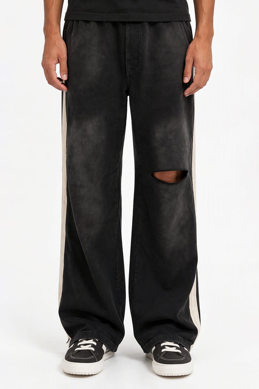 424 Crest Ripped Sweatpants