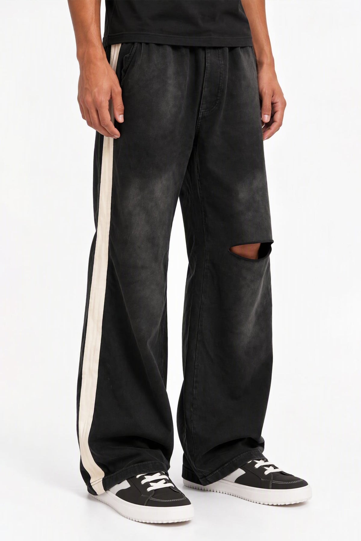 424 Crest Ripped Sweatpants