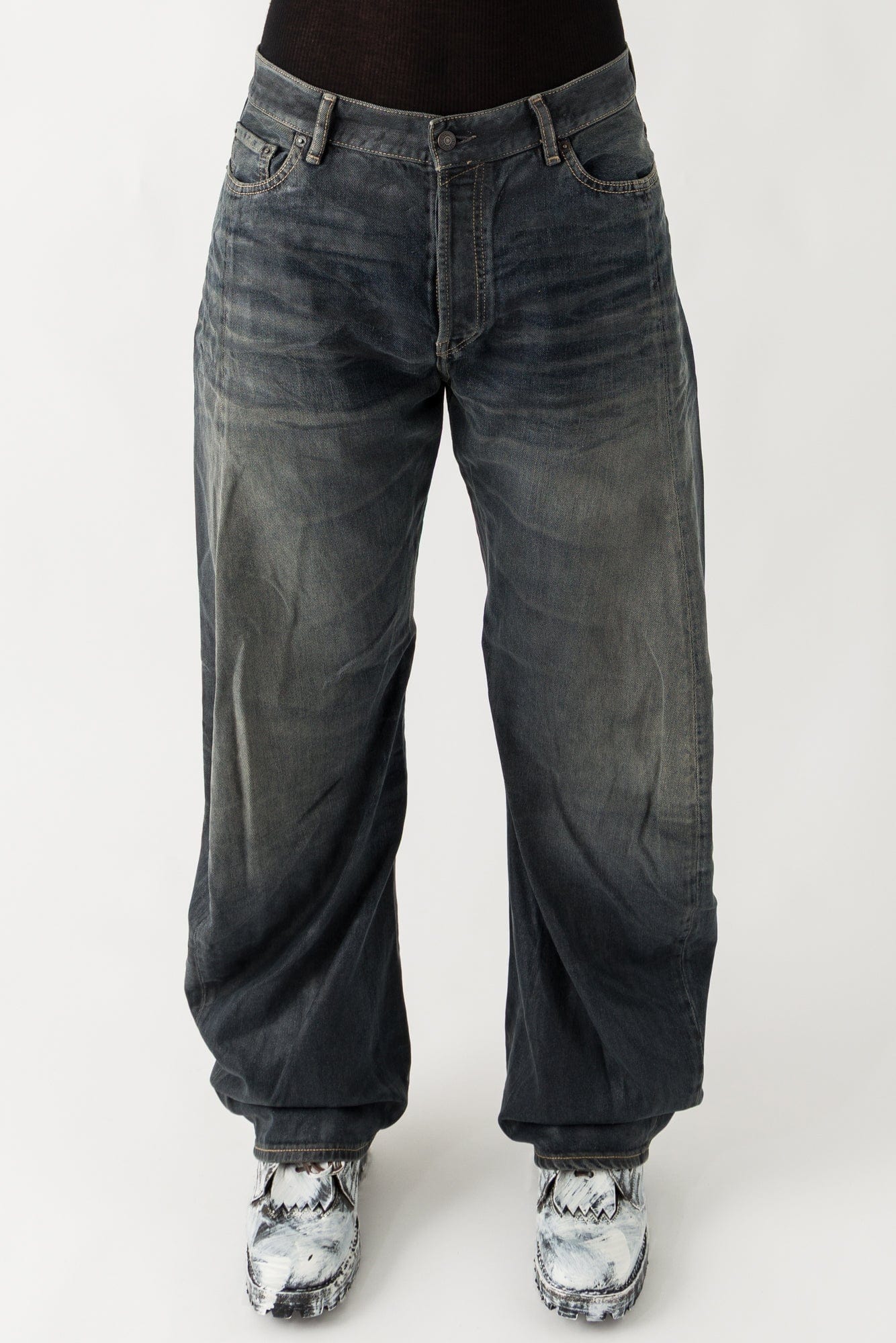 Acne Studios 2006M Glossy Jeans in Black