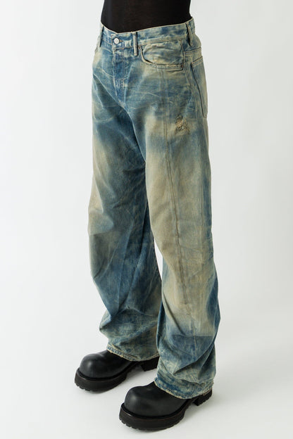 Acne Studios 2006M Goldmine Jeans in Mid Blue side