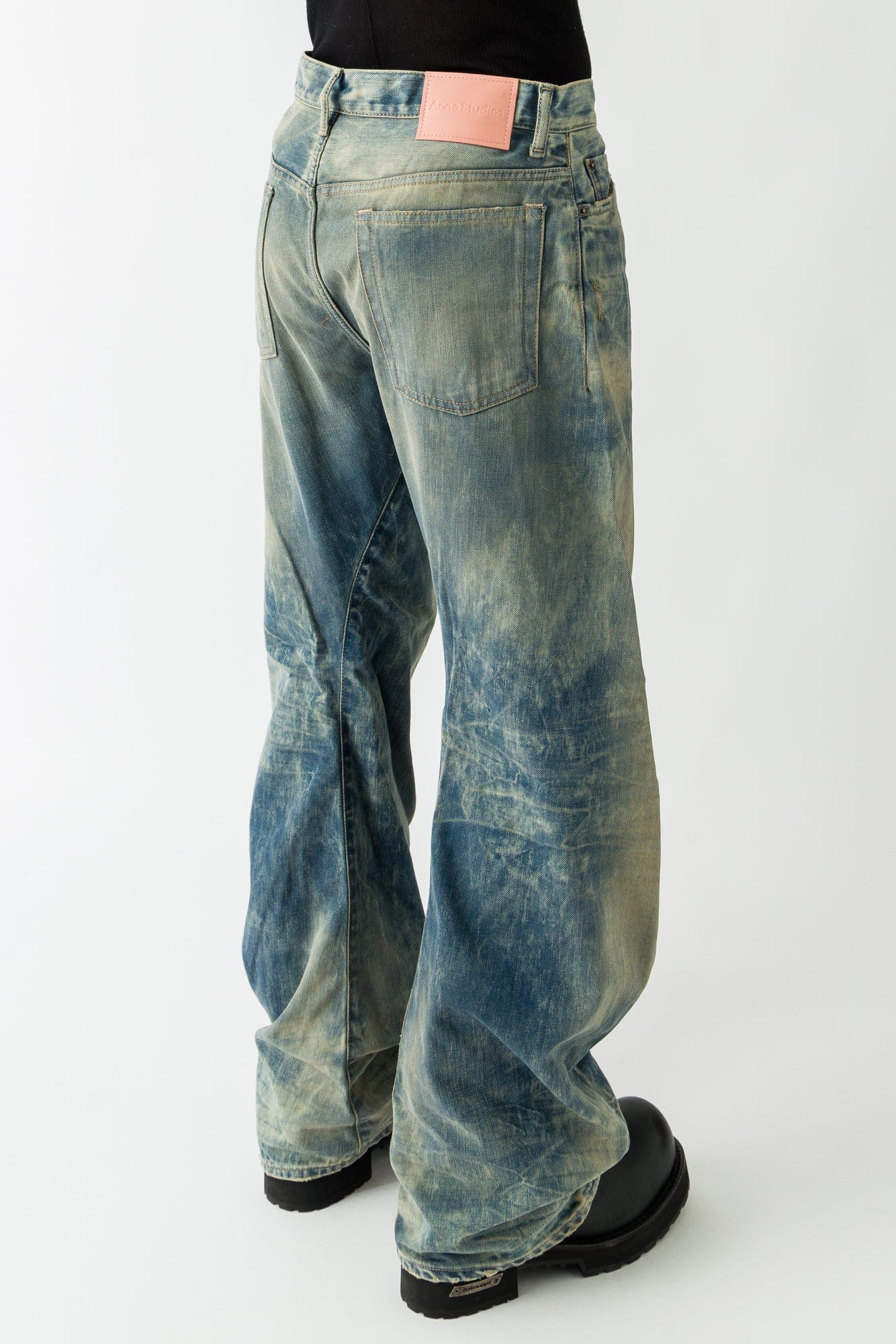 Acne Studios 2006M Goldmine Jeans in Mid Blue back