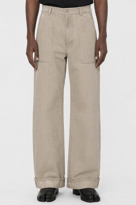 Acne Studios Beige Worker Trousers