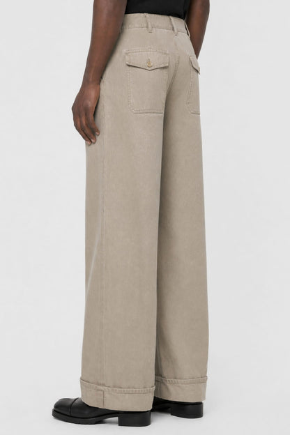 Acne Studios Beige Worker Trousers back