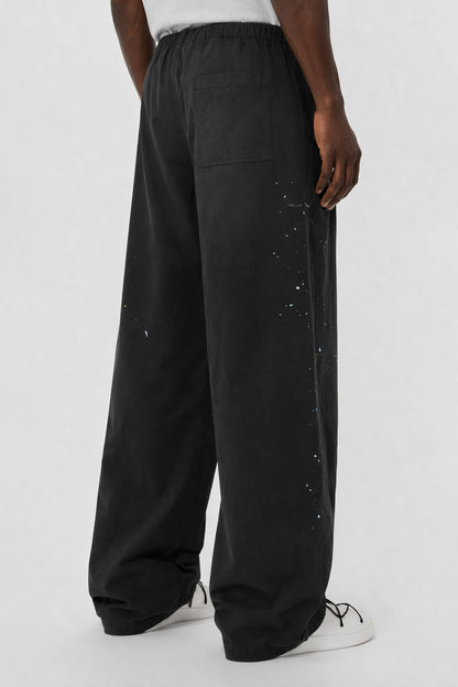 Acne Studios Black Paint Trousers back