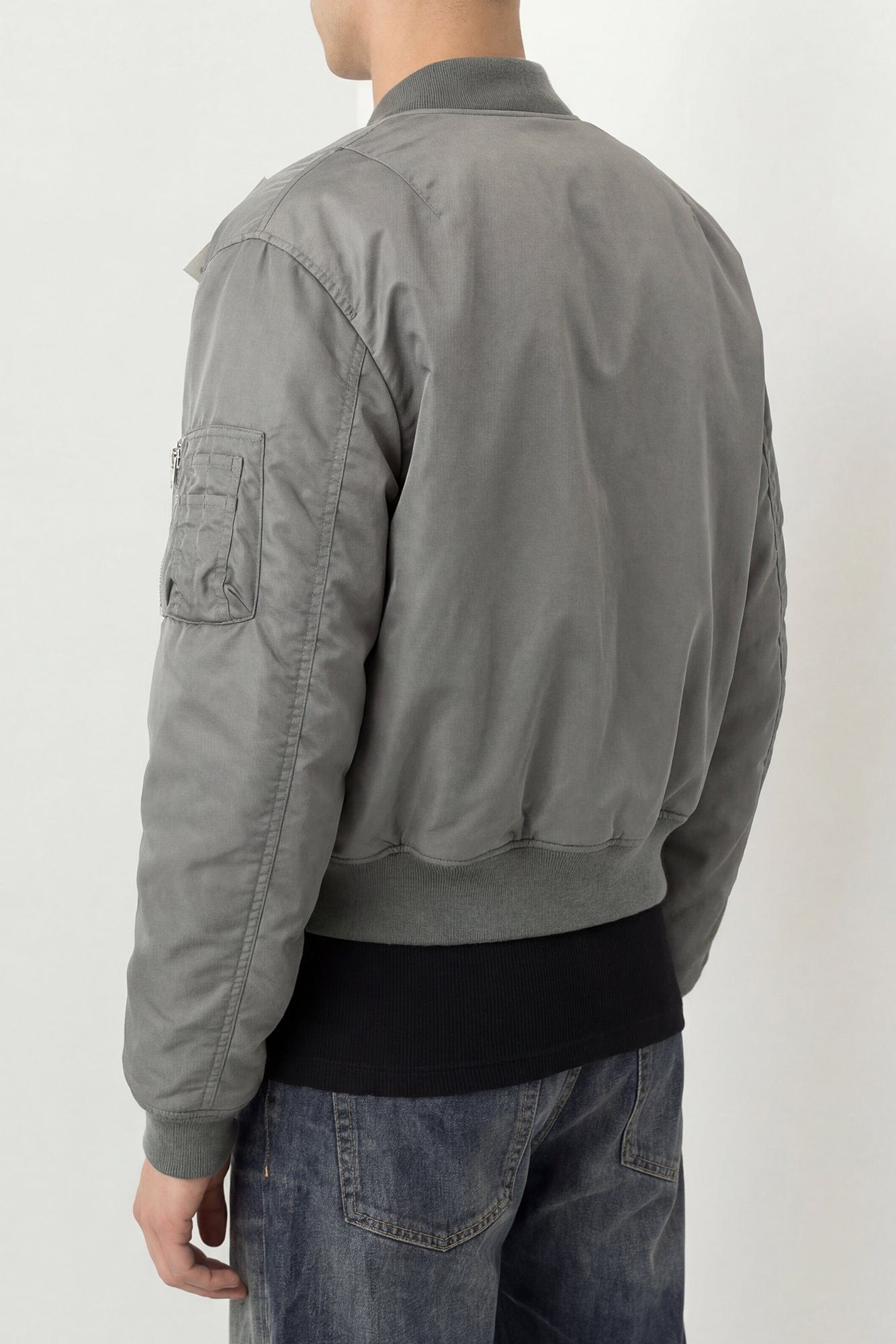 Acne Studios Bomber in Stone Grey