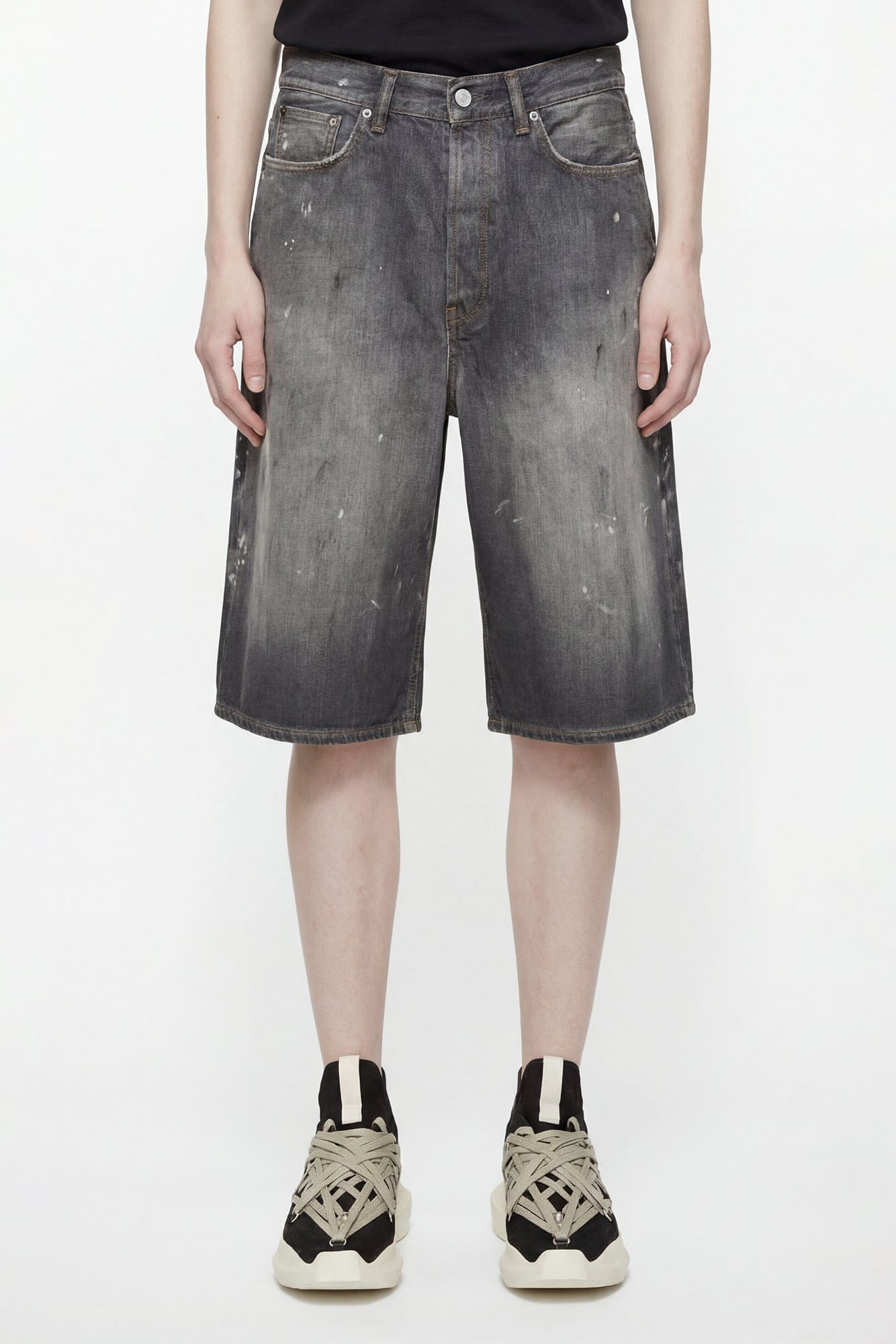 Acne Studios Denim Shorts in Black