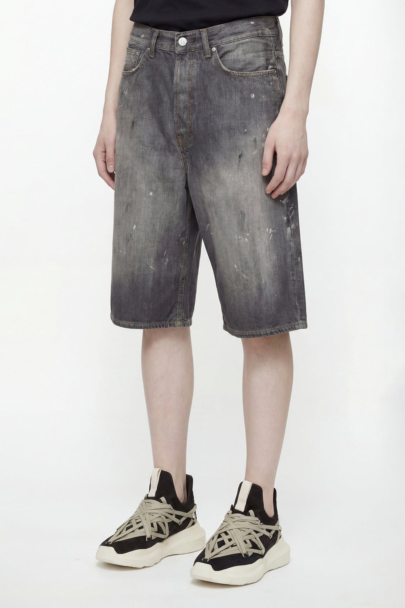 Acne Studios Denim Shorts in Black