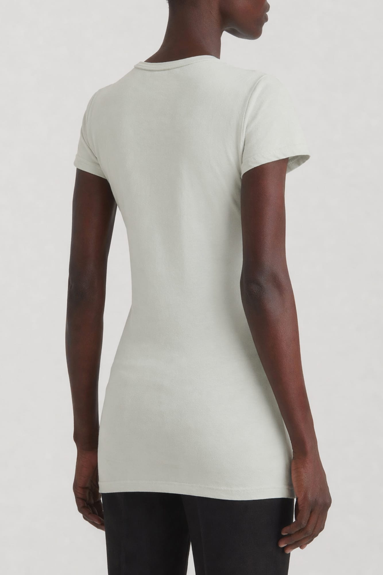 Acne Studios Graphic Stockholm T-Shirt in Cold Grey back