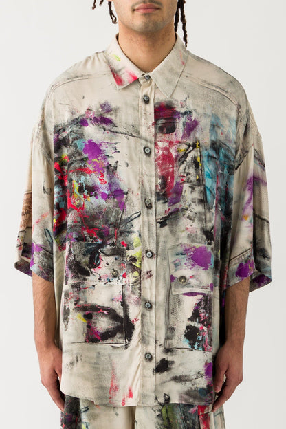 Acne Studios Buttoned Shirt in Multicolor