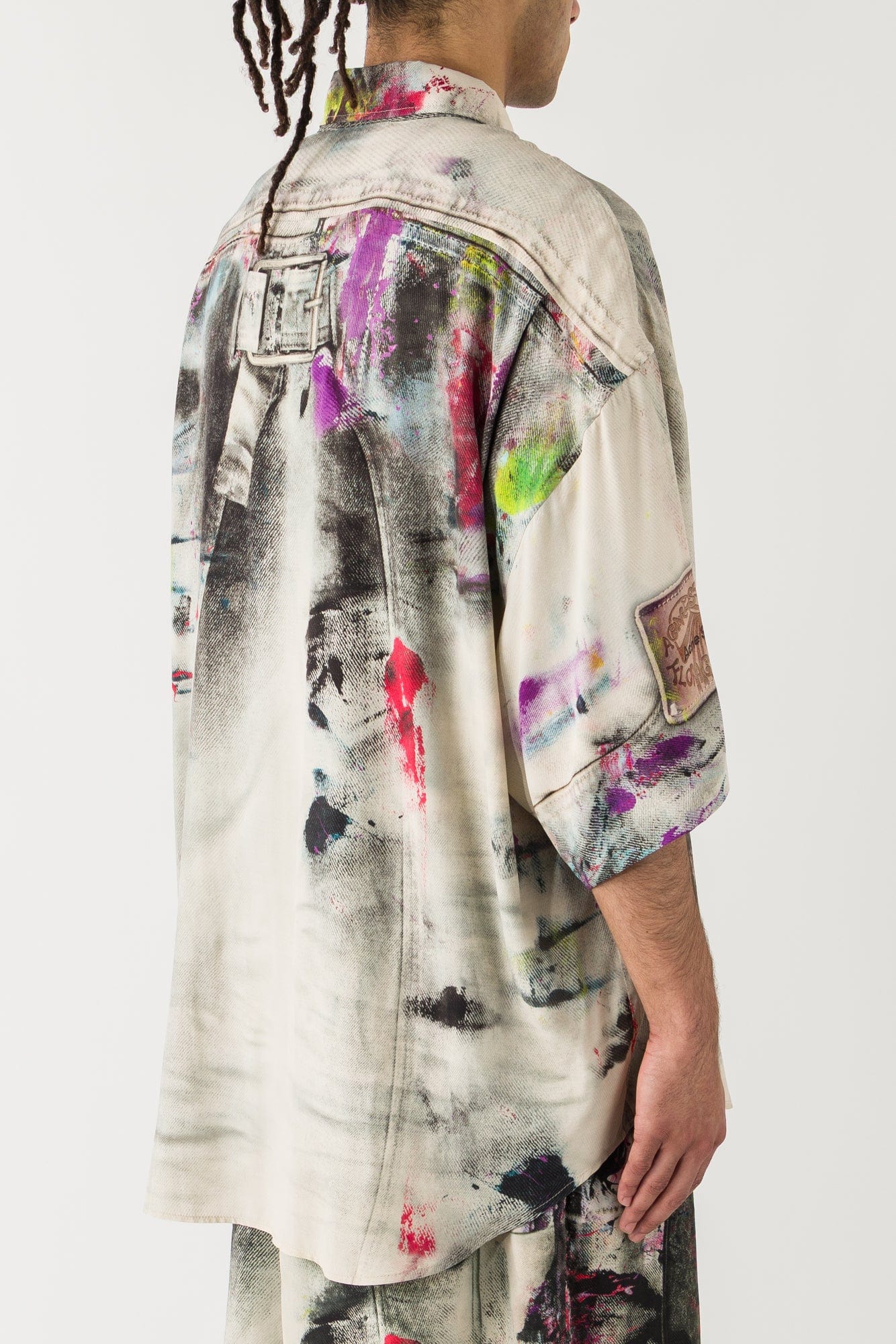 Acne Studios Buttoned Shirt in Multicolor back