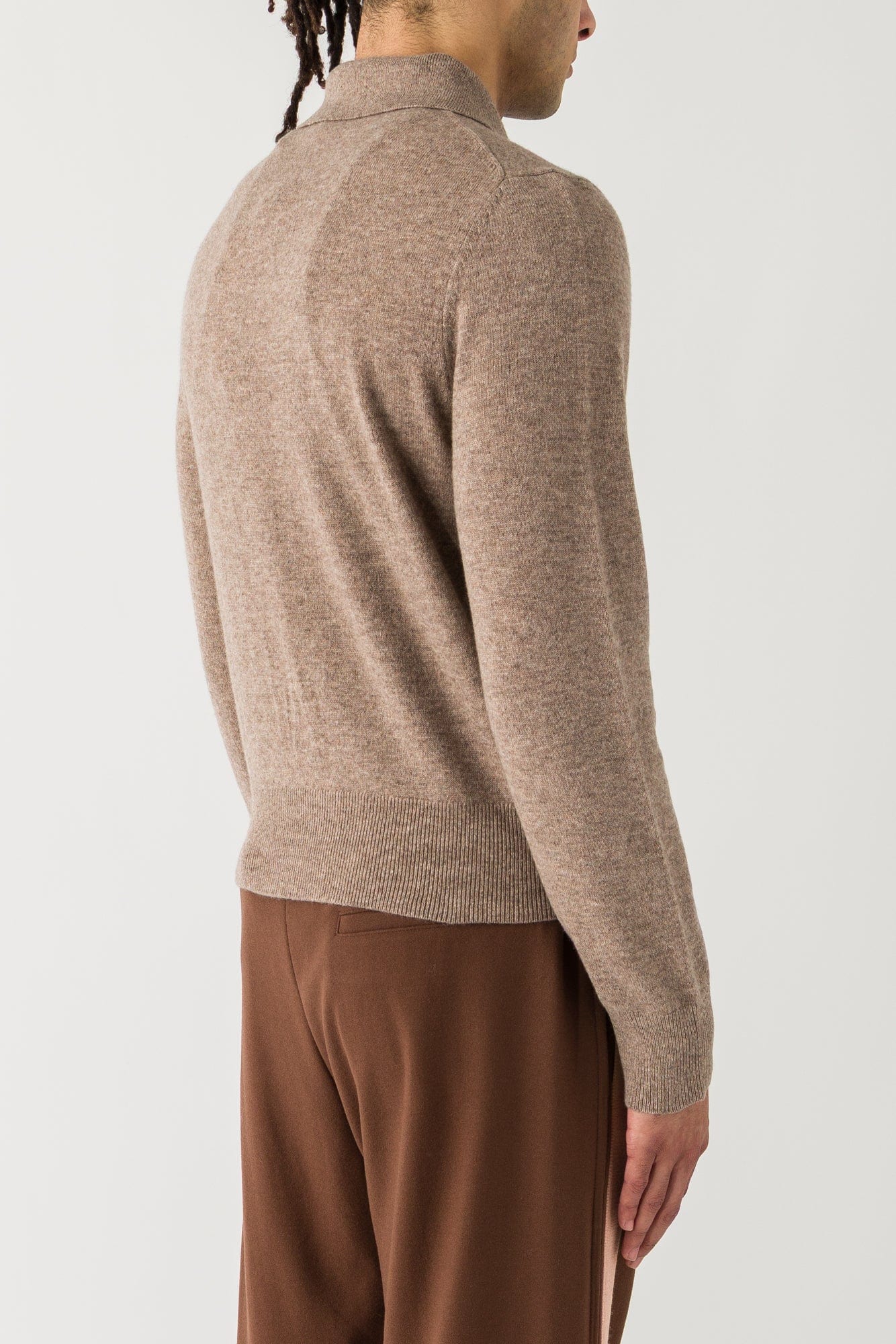 Acne Studios Graphic Knit in Greige Melange