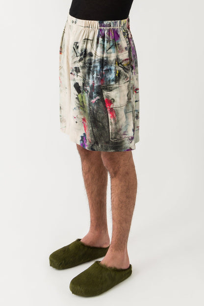 Acne Studios Shorts in Multicolor side