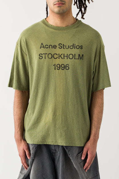 Acne Studios  Stockholm tee in Olive Green