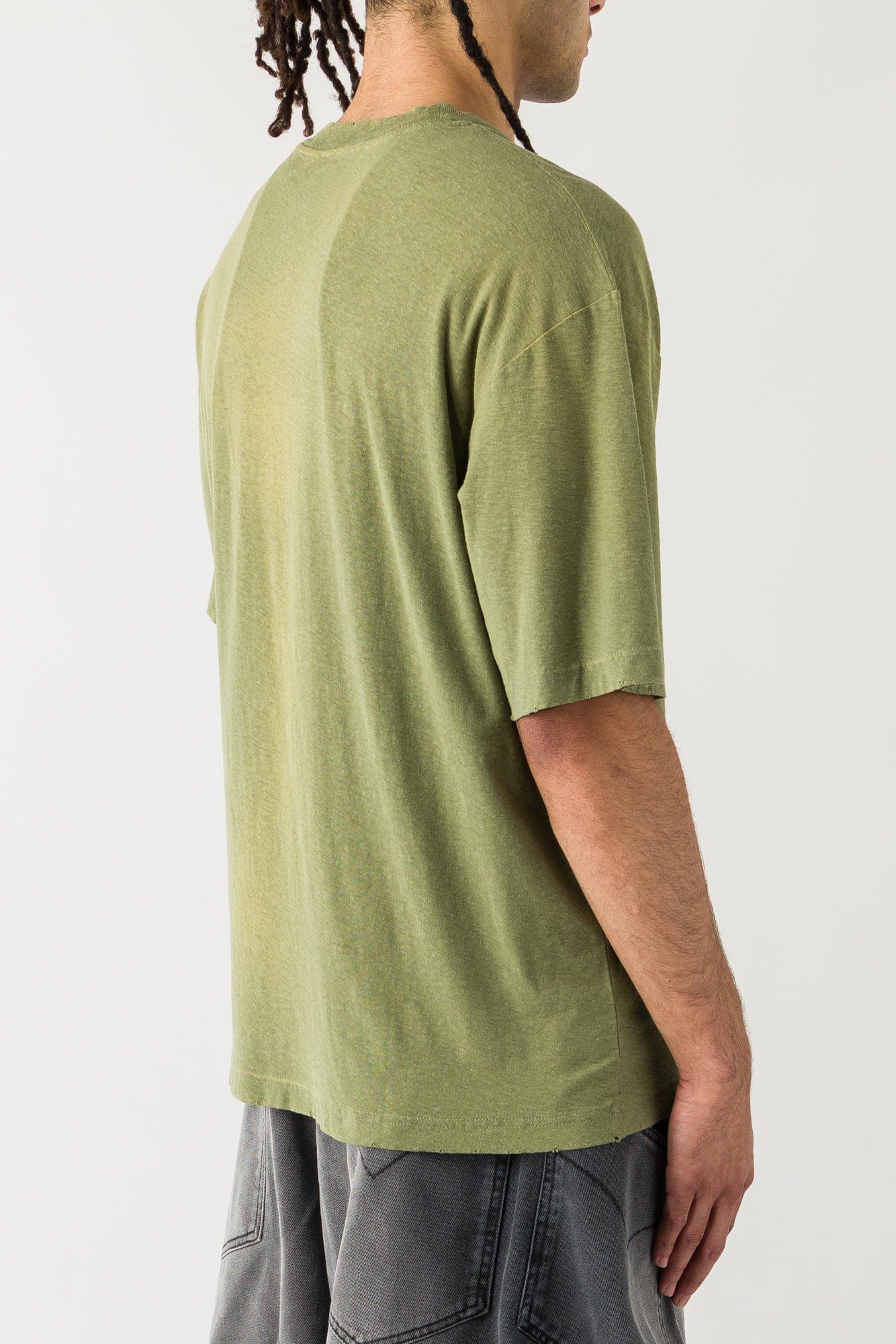 Acne Studios  Stockholm tee in Olive Green