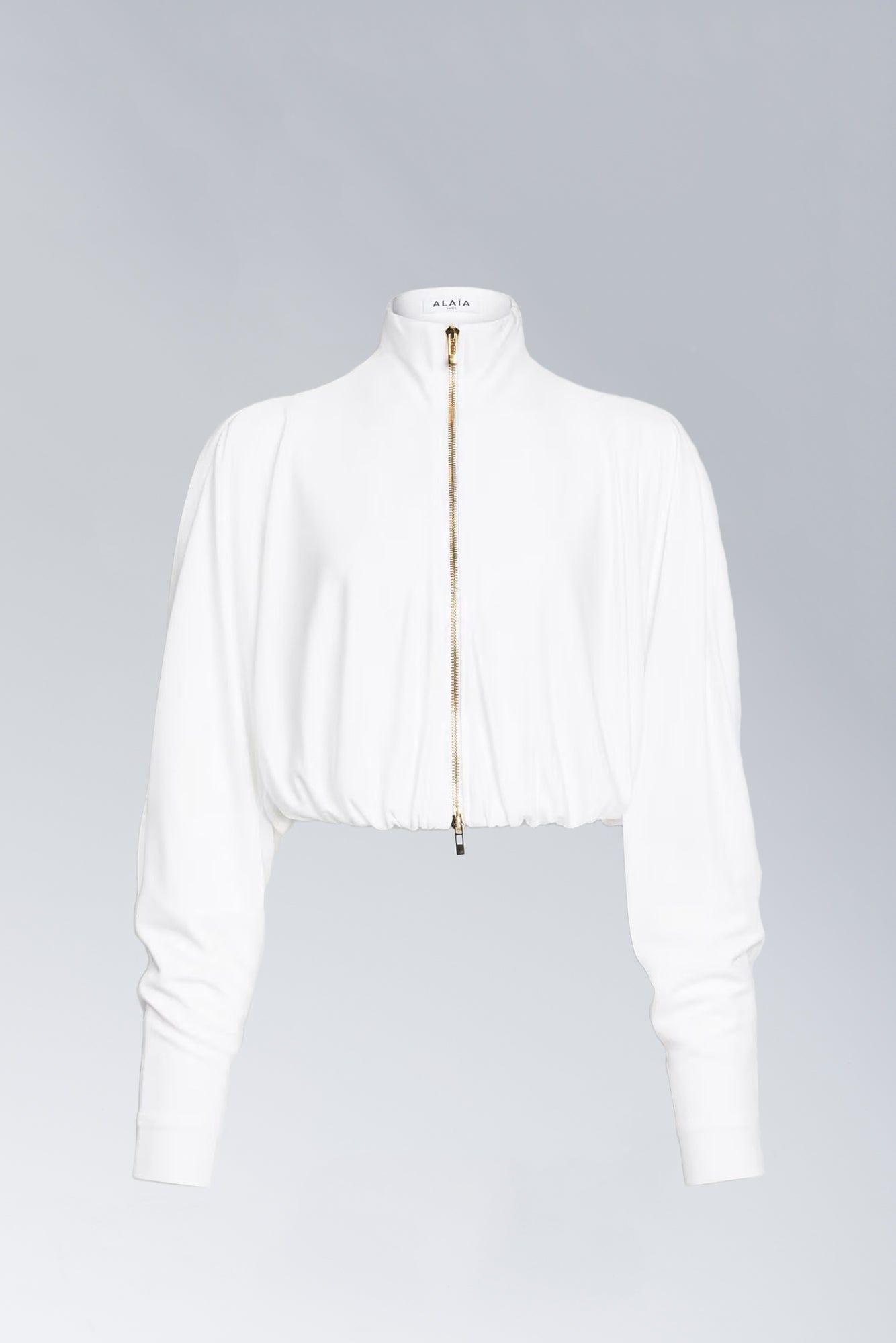 Alaïa Draped Jacket in White