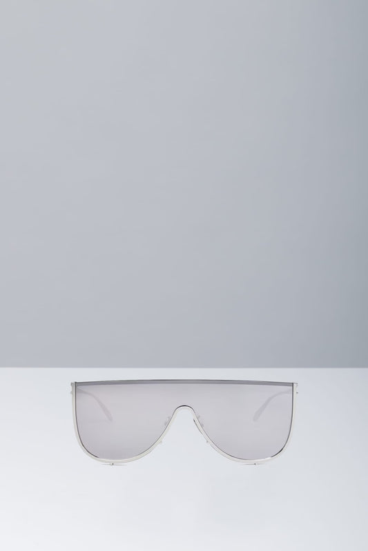Alaïa Mask Sunglasses in Metal